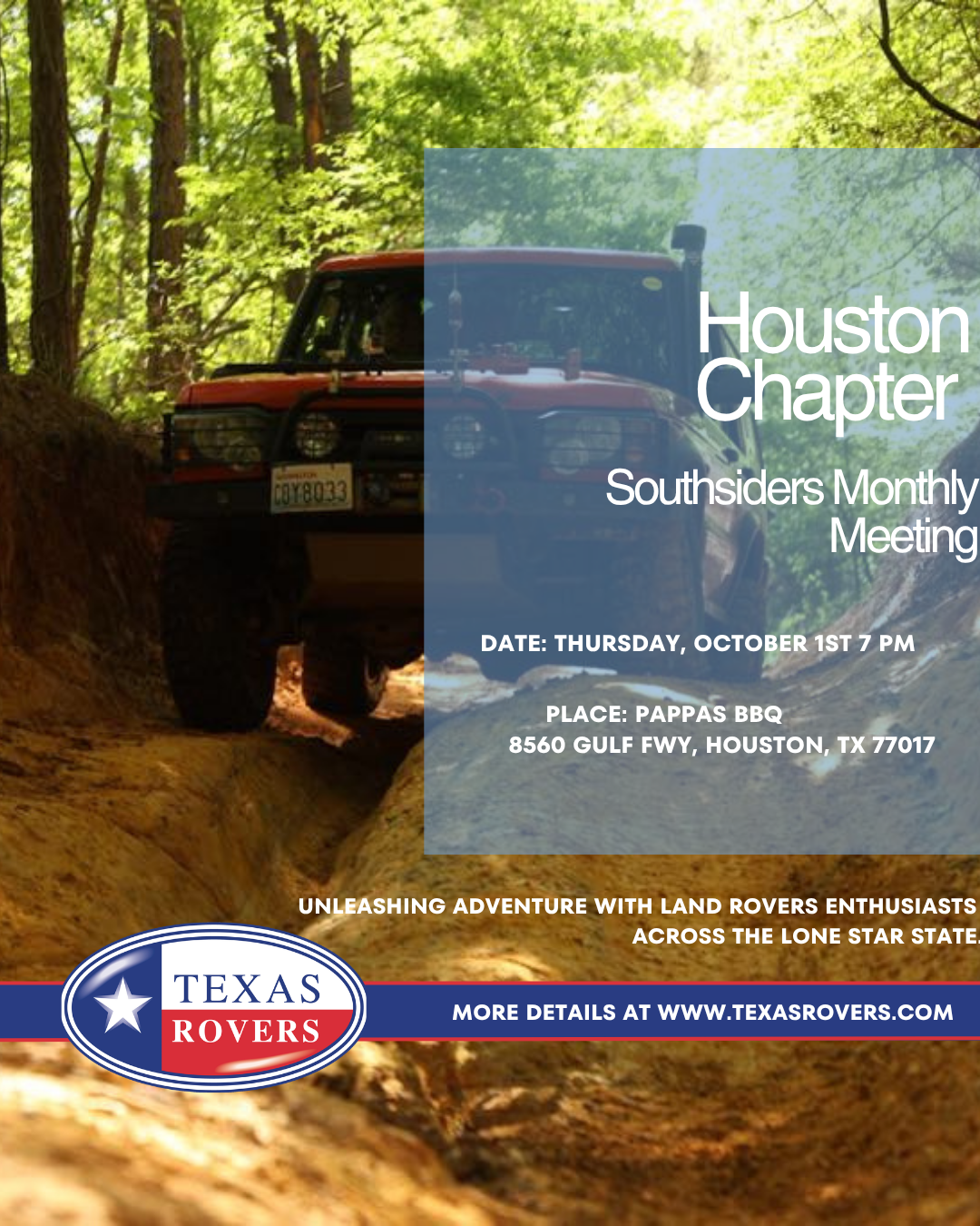 South Houston Monthly Meeting - October